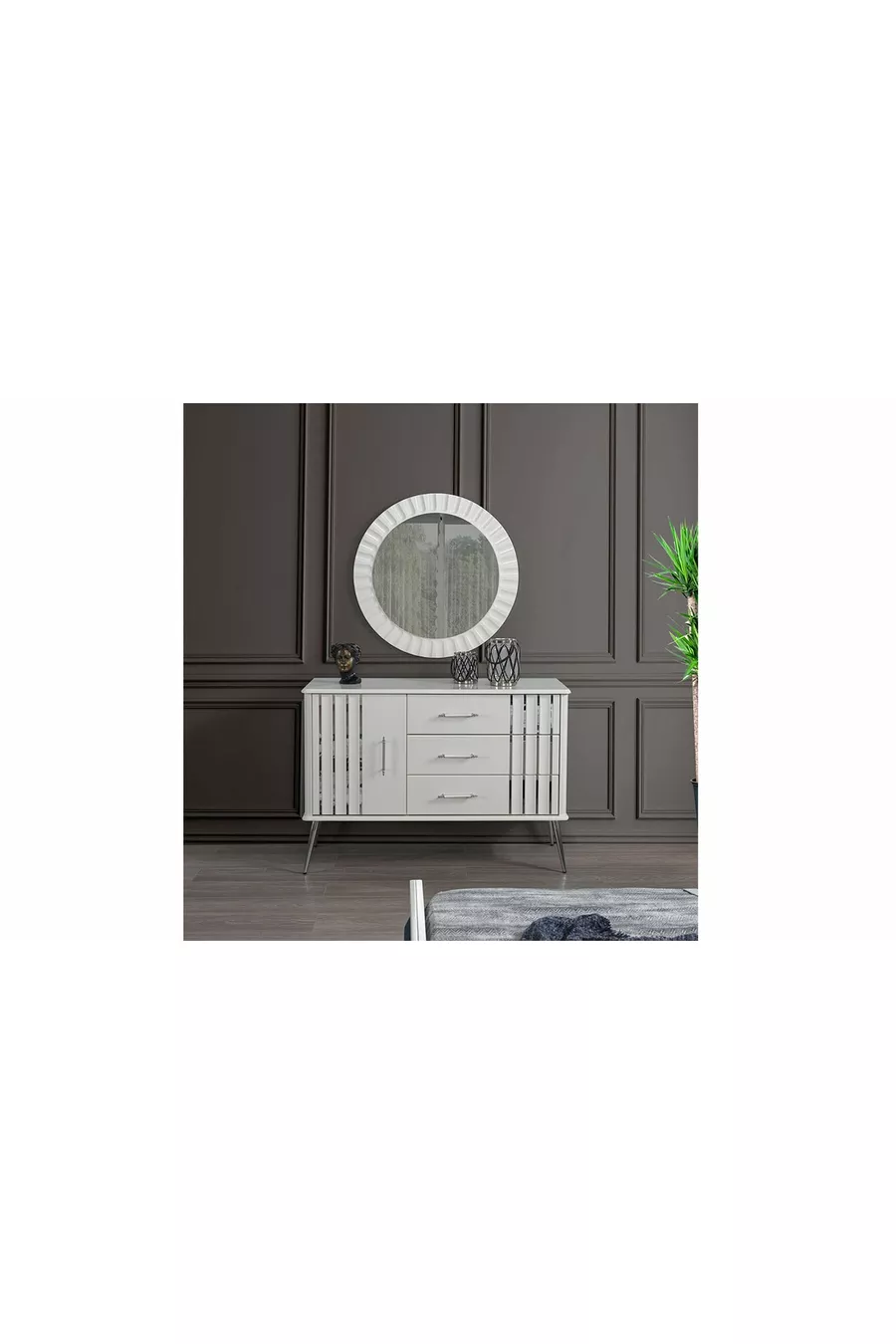 Erva MDF-Based Bedroom Set