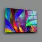 Peinture sur Verre aux Motifs Colorés
