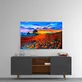 Peinture sur verre de champ de coquelicots
