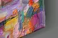 Peinture abstraite sur verre