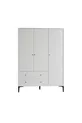 Focus 3 Kapılı Dolap/gardırop Beyaz (%MDF)