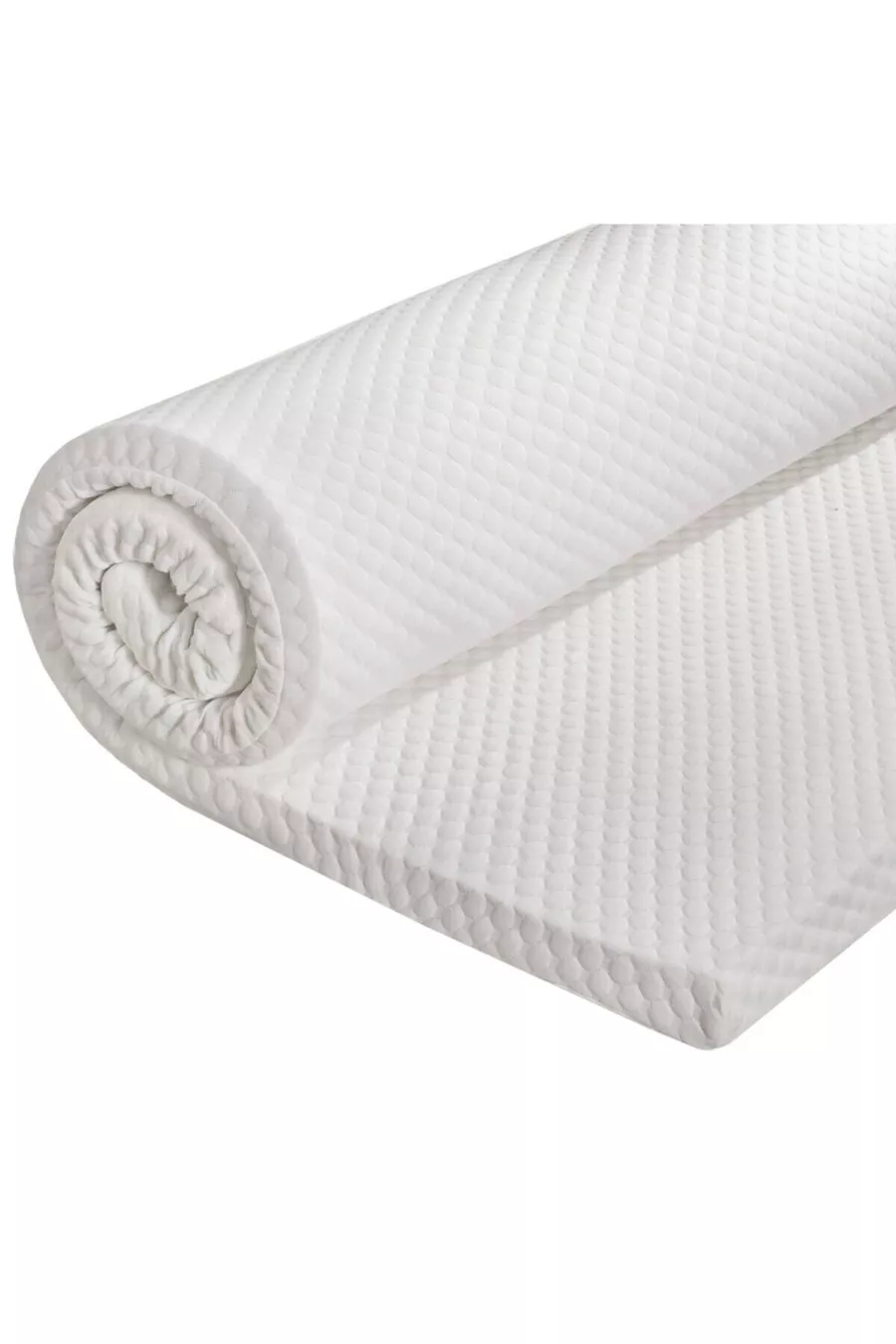 Surmatelas en latex naturel de 6 cm avec housse de coussin zippée offerte