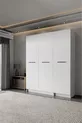 - LADİK - WEIßER 3-TÜRIGER SCHRANK  CM