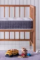 Natural Park Bett, Babybett, Kinderbett, Orthopädisch mit Schaumstoff und Strickstoff - Cm
