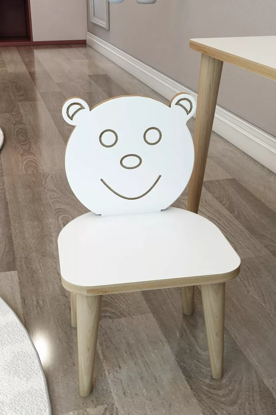Bureau d'activité pour enfants avec dossier