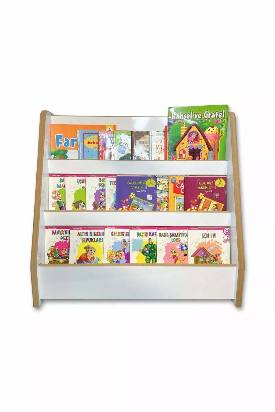 Melis Libreria a 3 Ripiani - Camera dei Giochi per Bambini e Neonati, Libreria Montessori Melis a 3 Ripiani