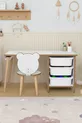 Paper Roll Activity Table Children's Study Desk Toy Cabinet