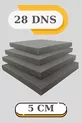 Éponge orthopédique DNS avec différentes options de taille de 5 cm. 1 pièce avec différentes options de taille