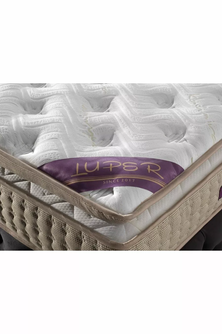 Matelas à ressorts Ultra Orthopédique avec soutien lombaire et dorsal, pack roulé avec coussin, Istanbul Luxuria