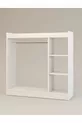Armoire à vêtements pratique à 3 étagères - Blanche