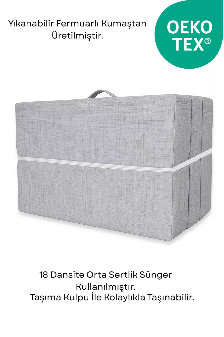 Matelas et coussin pliables en éponge Micro Cotton cm DNS mousse de fermeté moyenne