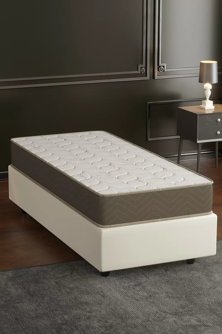 Matelas Basic Full Orthopédique Lux en Bambou à Ressorts, Options de Taille, Livraison le Jour Même
