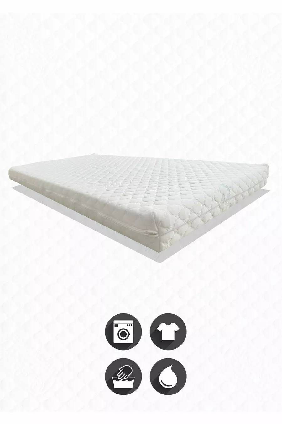 Schaumstoff-Babymatratze, kompatibel mit Bett und Wiege