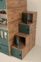 Rolluik Bunkbed met Zuigfunctie, Stalen Ondersteuning, Membrane Bekleding 100% MDF