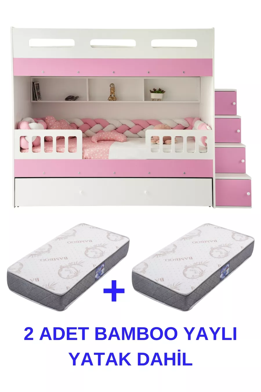 Berlin Bunk Bed / 2 Pieces Including Bamboo Spring Mattress