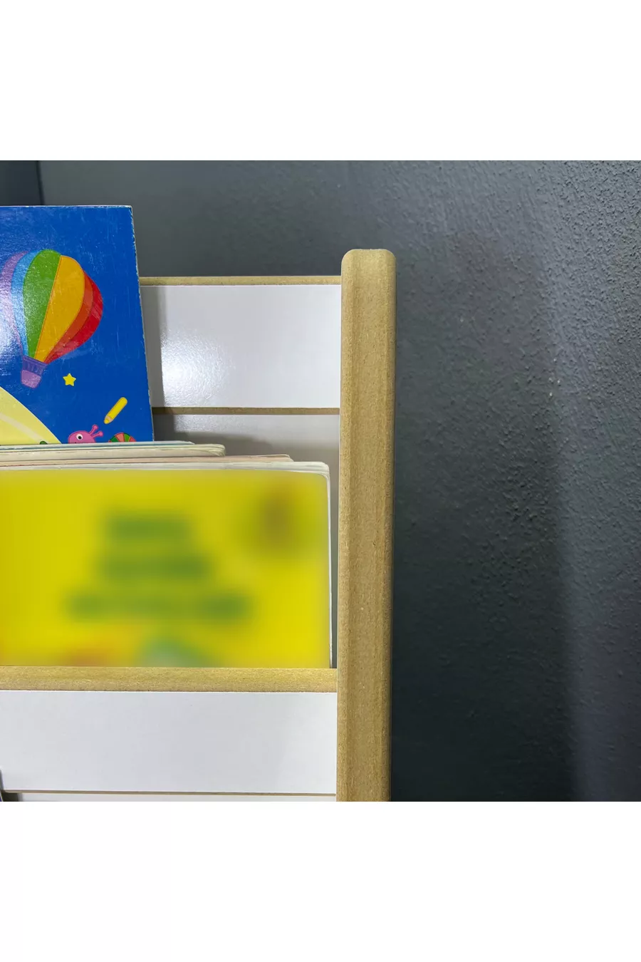 Bibliothèque Melis à 4 étagères - Bibliothèque Montessori - Étagère pour chambre d'enfant - Bibliothèque au sol