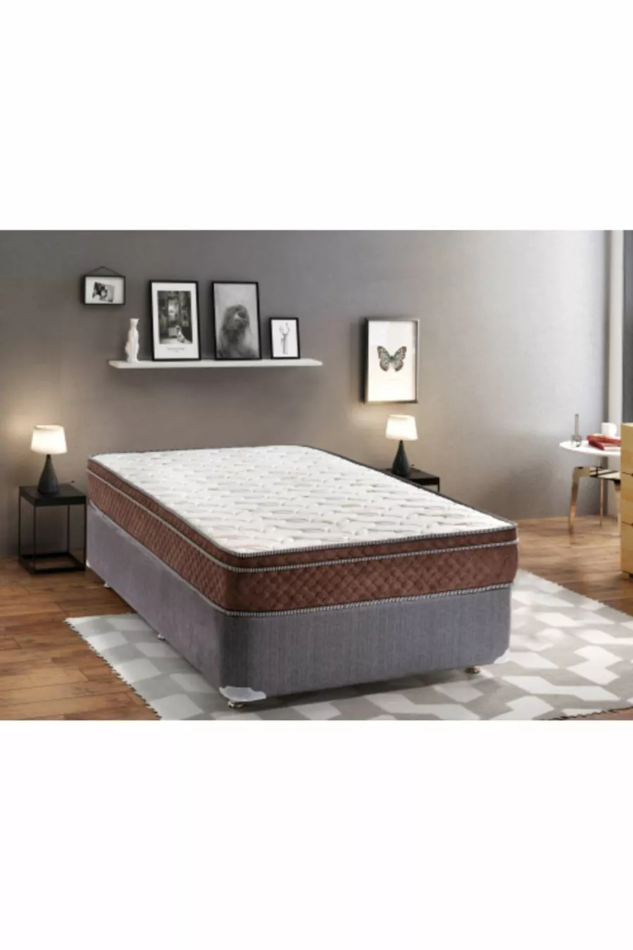 Matelas Bamboo * Sommet Lux Orthopédique avec Coussin en Bamboo