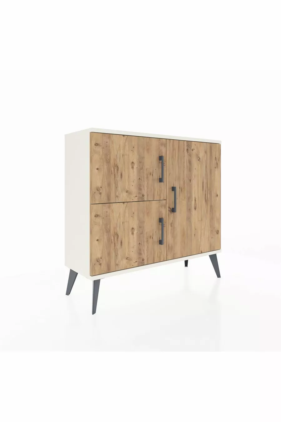Arges Dressoir 2 Planken 3 Deuren Maansteen-Hout/Maansteen