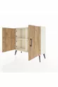 Arges Dressoir 2 Planken 3 Deuren Maansteen-Hout/Maansteen