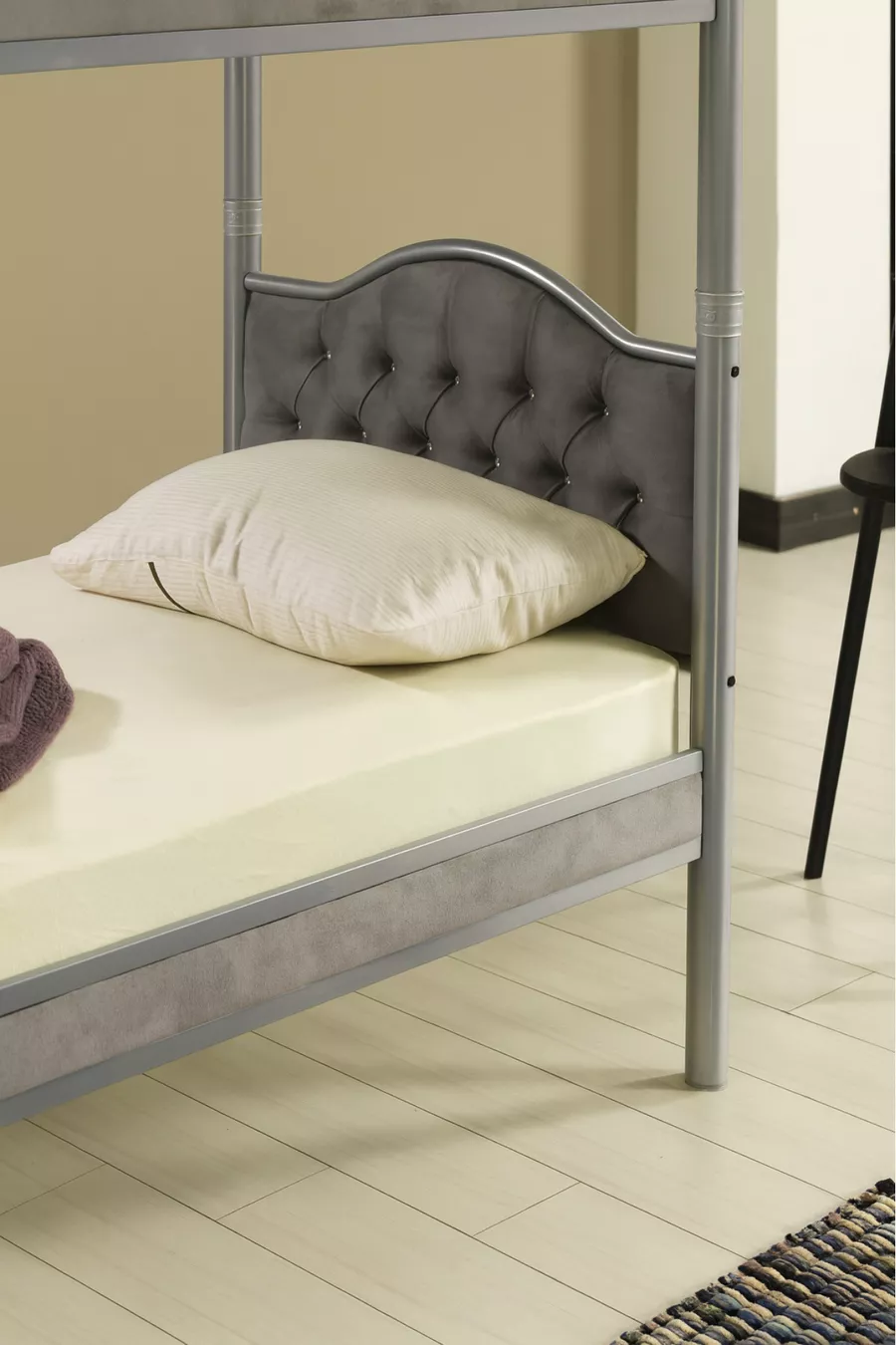 Melis Double Metal Bunk Bed and Bed Frame