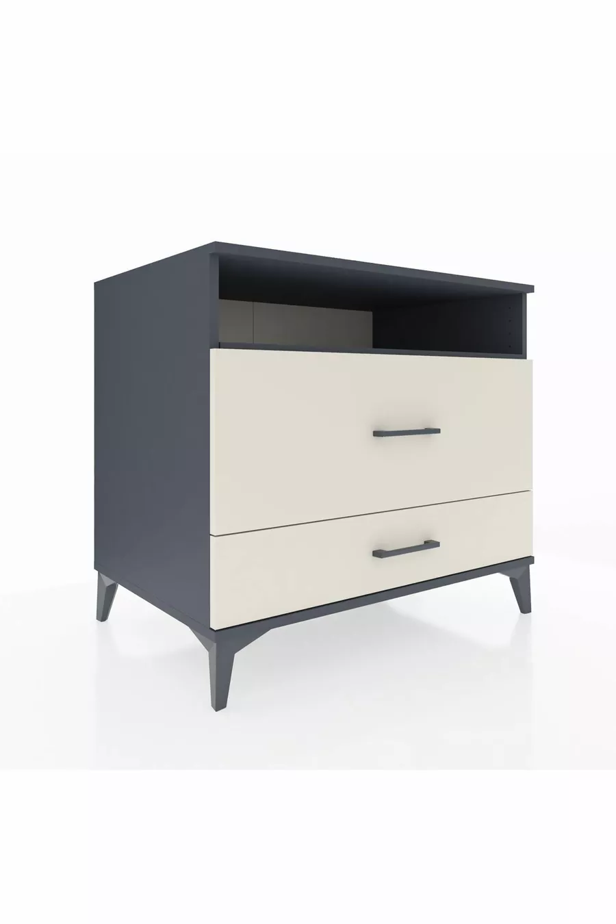 Kronos Dressoir Enkel Plank 2 Laden Antraciet-Leisteen