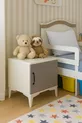 Table de chevet en MDF durable Deniz | Dessus élégant en revêtement Rehau | Pieds en bois de hêtre