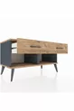 Commode Hyperion 2 tiroirs Anthracite-Sapin