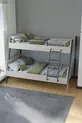 Letto a Castello con Struttura in Metallo a Doppio Piano per Cameretta dei Ragazzi e Bambini x 