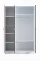 Lits superposés, Armoire de Métal, Bureau, Armoire 3 portes, 1 Matelas Confort