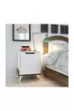 Table de chevet Montana Noyer Blanc