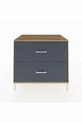 Commode Kronos à 2 tiroirs Pin-Anthracite