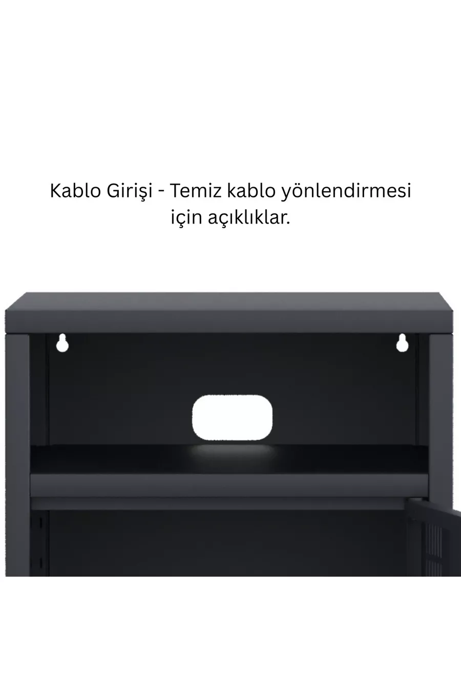 Pera Nachtkastje met Open Planken, 5 x x cm - Verkrijgbaar in 9 Kleuren