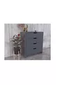 COMMODE EFES, 4 TIROIRS, ANTHRACITE