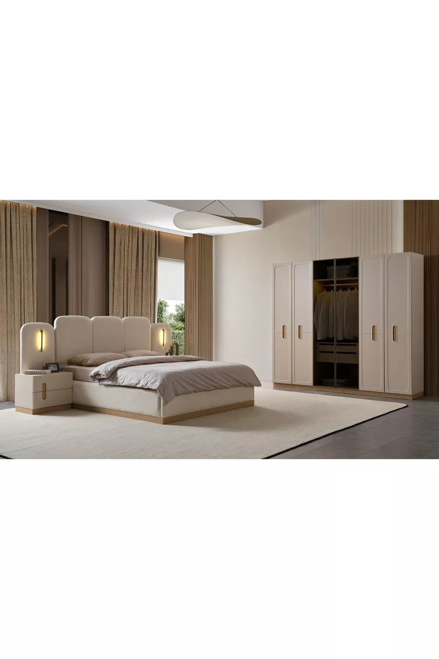 Schlafzimmer mit Lauren-Basis