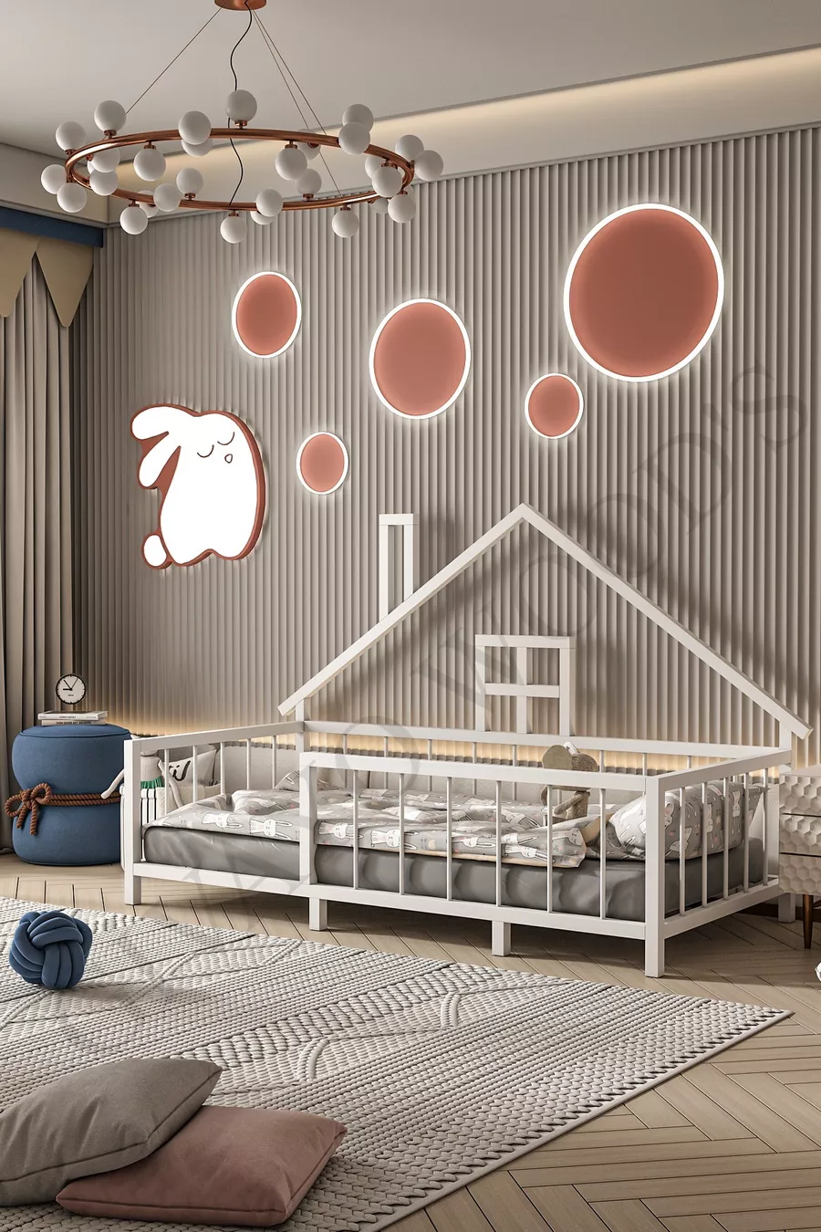 Кроватка для детей Джуди Бебек Монтессори MDF