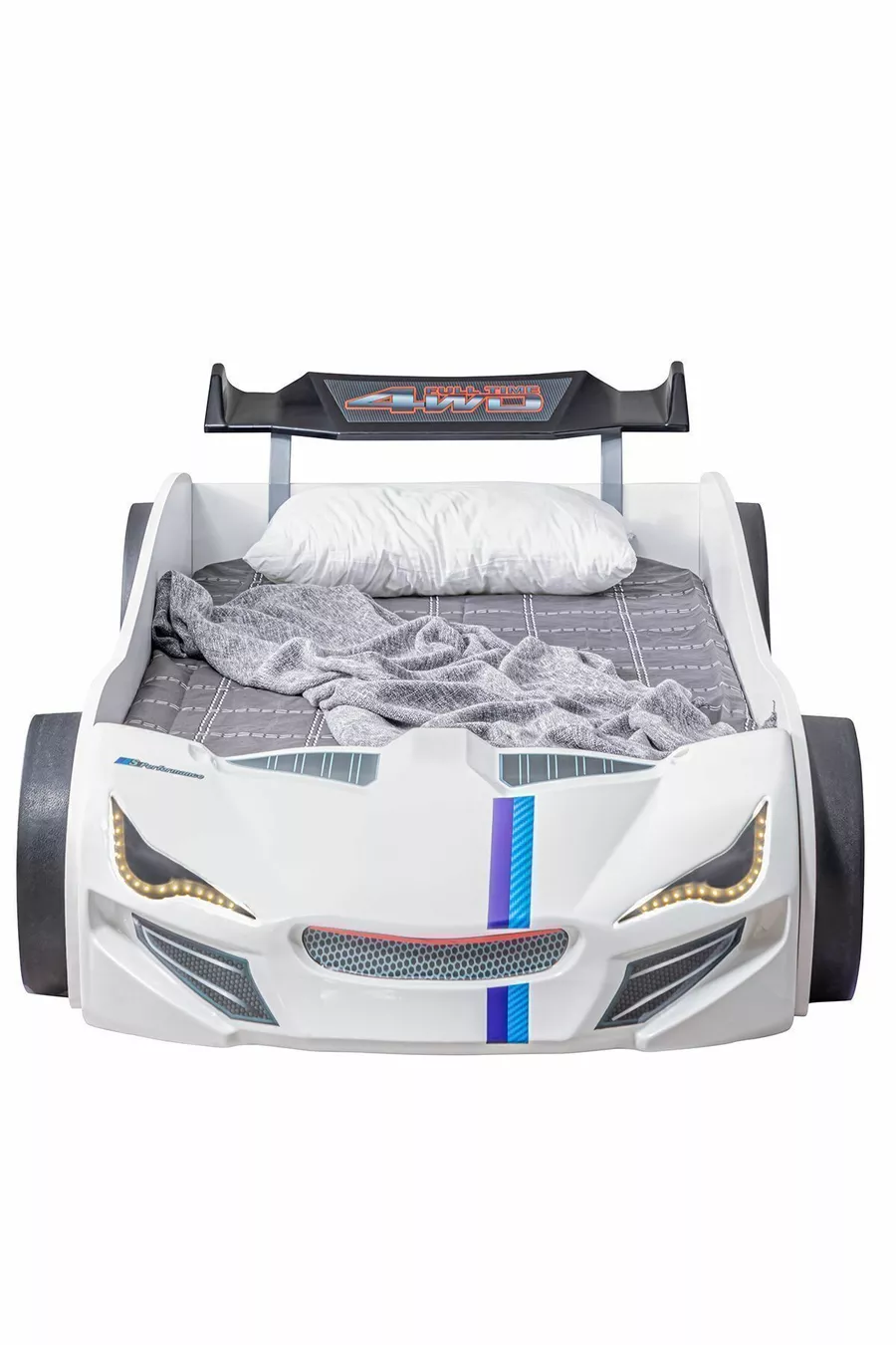 Car Bed, Merso Windshield Full LED Car Bed - White
