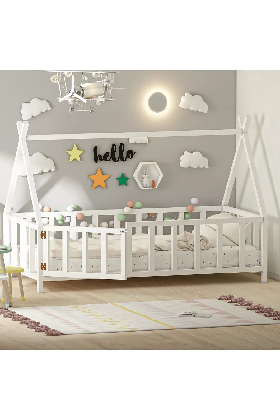 Joy Montessori Bed Wit Met Deur *