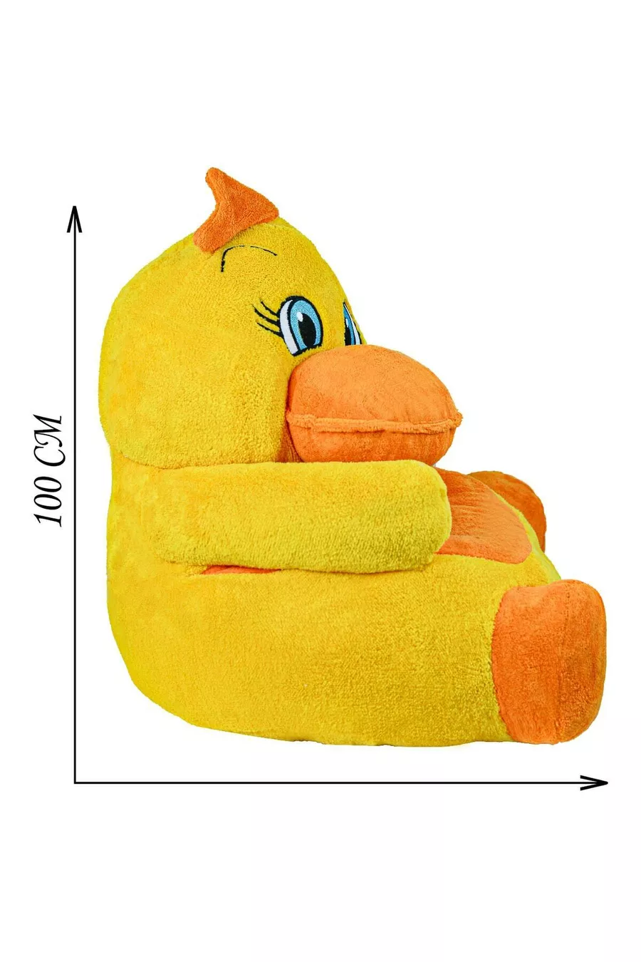 Siège d'enfant en peluche poussin local