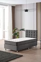 Ensemble de base et tête de lit Vienza pour une personne, anthracite, lot de 2