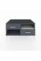Kronos Dresser Single Shelf 2 Drawers Anthracite-Pebble/Anthracite