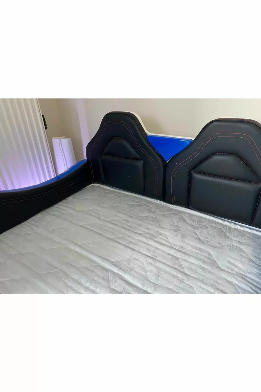Supercarbeds - Rs - BMW - Lit voiture Lit Voiture - Extrême - Portes s'ouvrant vers le haut - Bleu