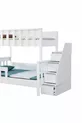 Bunk Bed, Diva MDF Profile Detachable Bunk Bed - White
