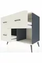 Hyperion Dresser 3 Drawers Anthracite-Slate