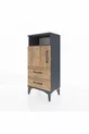 Arges Commode 2 Planken 2 Lades Met 1 Deur Antraciet-Scandinavisch