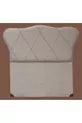 Testata Modello ALC GONDOL Cm Capitonné Baby Face Tessuto Rivestimento Crema Fatta a Mano
