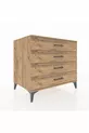 Kronos Dresser 4-Drawer Pine-Pine