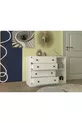 Unité de rangement modulaire avec 4 tiroirs, commode à étagères ouvertes et table de chevet