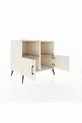 Commode Kronos 2 étagères 2 portes Pierre de lune/Pierre de lune/Pin