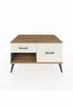 Kronos Dresser 2 Drawer Anthracite-Pine/Aytaşı