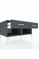 Commode Kronos 2 tiroirs Anthracite-Anthracite